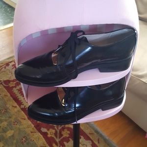 French connection Shoes with Gold Accents